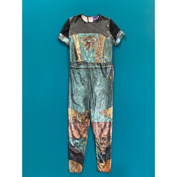 Disney Descendants 3 Uma Costume Jumpsuit with Pirate Hat - Girls Size Medium - Picture 1 of 8